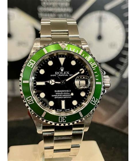 rolex ghiera verde|Rolex 16610 date.